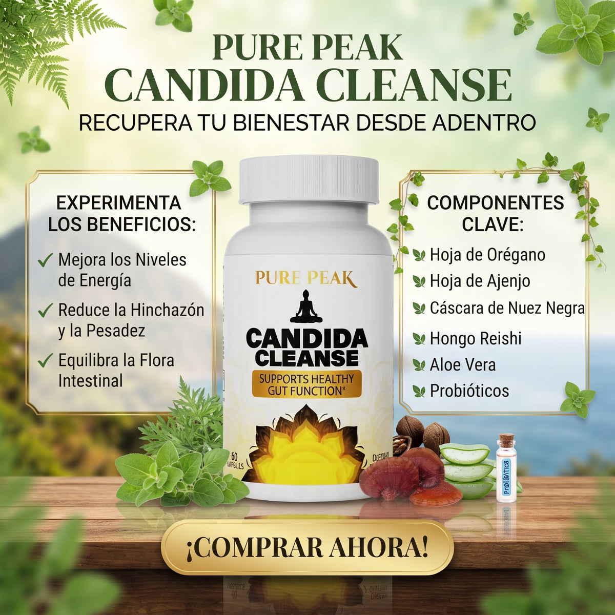 Cándida Cleanse™ 60 Cápsulas