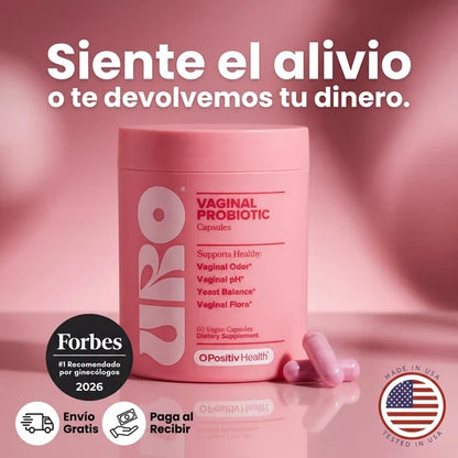 URO™ - Probiótico Vaginal 60 Cápsulas