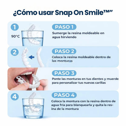 Snap on Smile™ Carillas dentales (50%OFF)